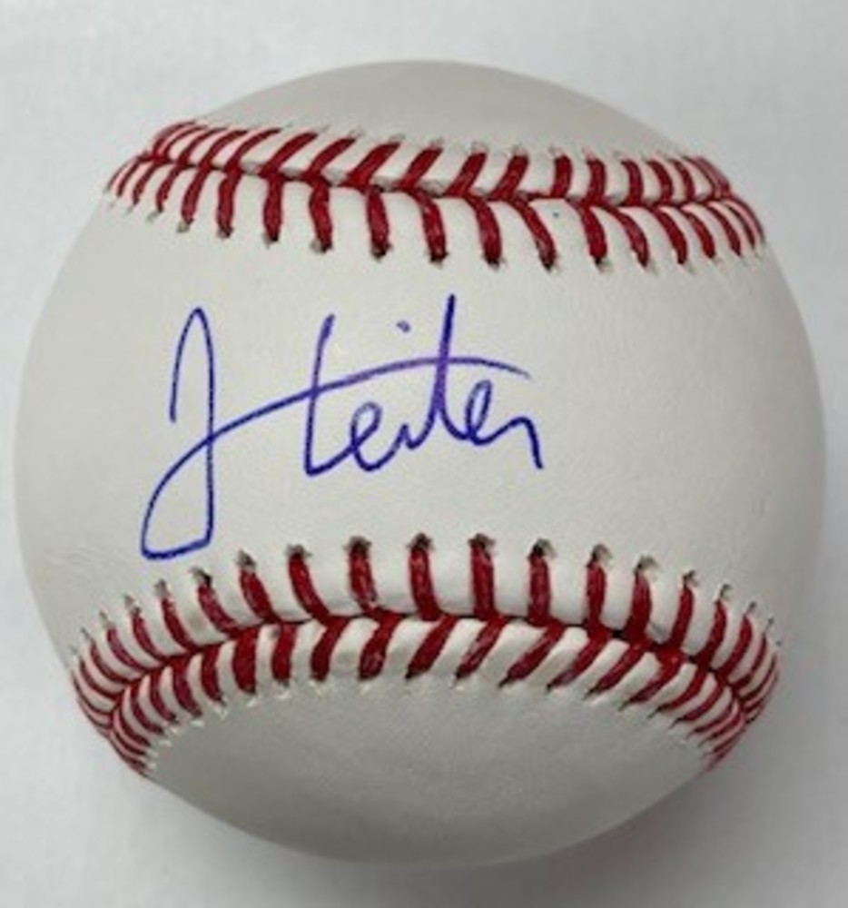 Jack Leiter Autographed Baseball | MLB Auctions