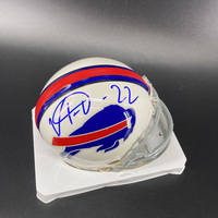Bills - Vontae Davis Signed Mini Helmet