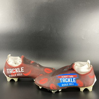 MCMC - Chris Banjo Game Used Custom Cleats 2022 Season Benefitting Tackl...
