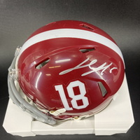 NFL - Alabama Dallas Turner Signed Mini Helmet