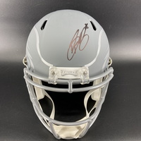 Eagles - Saquon Barkley Signed Slate Replica Helmet