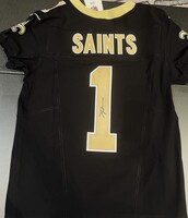 Tyler Shough signed Saints #1 Draft Jersey