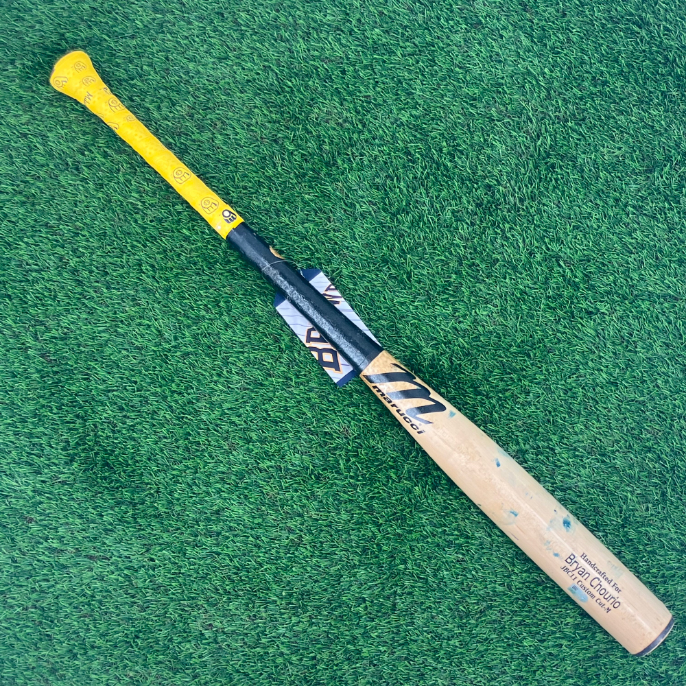 Jackson Chourio 2025 Game-Used Cracked Bat - 5/5/25 HOU at MIL