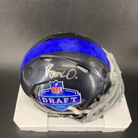 NFL - Bears Rome Odunze Signed NFL Draft Mini Helmet