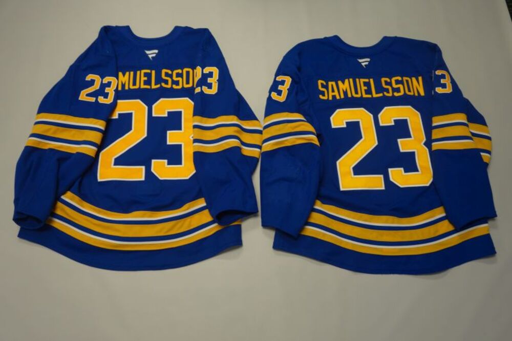 Mattias Samuelsson 2025-26 Buffalo Sabres Set 2 Home Jerseys