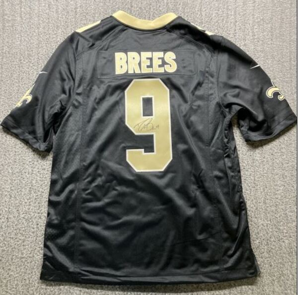 NFL - Saints Drew Brees Signed Jersey Size L