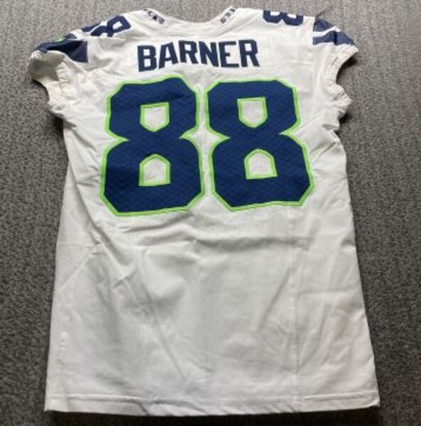 Crucial Catch - Seahawks AJ Barner Game Worn Jersey (9/15/2024) Size 42 ...
