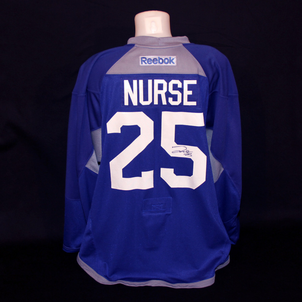 Darnell Nurse 25 Autographed 201516 Edmonton Oilers Training Camp