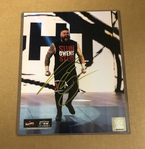 Kevin Owens SIGNED WrestleMania 36 Exclusive Photo (Random Number)