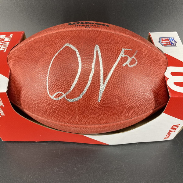 NFL - Colts Quenton Nelson Signed Authentic Football