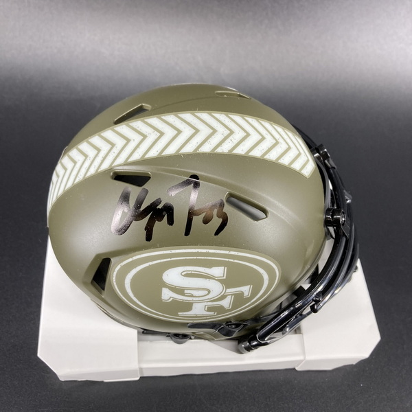 NFL - 49ers Christian McCaffery Signed STS Mini Helmet