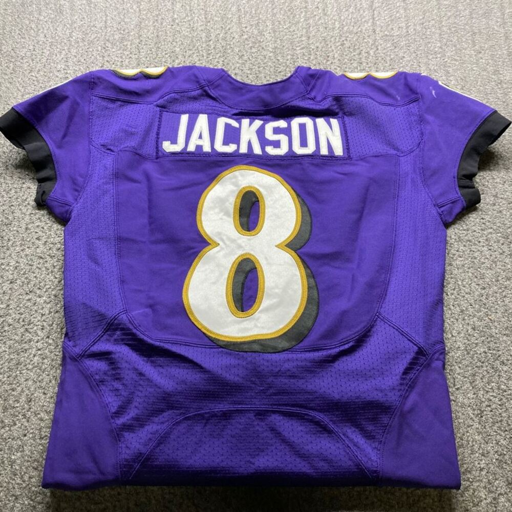 NFL - Ravens Lamar Jackson Game Worn Jersey 2020 Season Size 42 Washed By Equipment Manager The official auction site of the National Football League