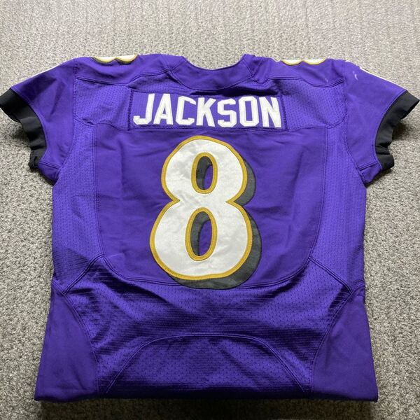 NFL - Ravens Lamar Jackson Game Worn Jersey 2020 Season Size 42 (Washed ...