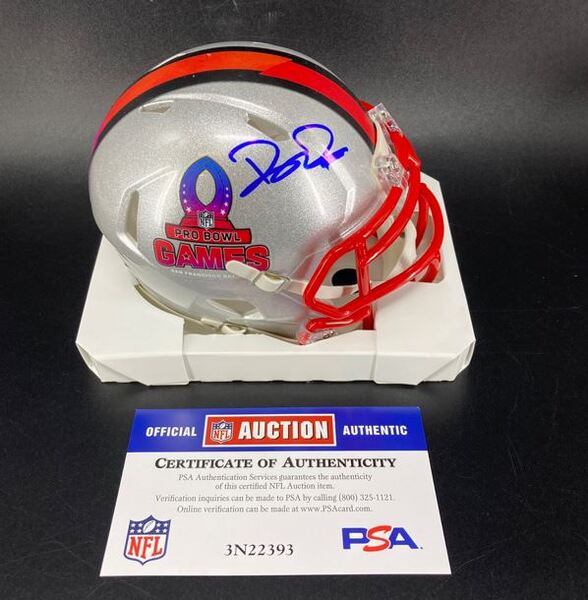 NFL - Bears Drew Dalman Signed Pro Bowl Games Mini Helmet