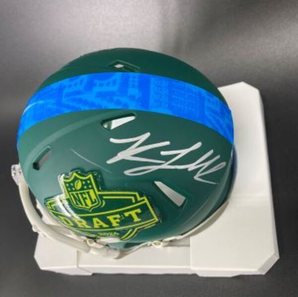 NFL - Titans Keldric Faulk Signed NFL Draft Mini Helmet