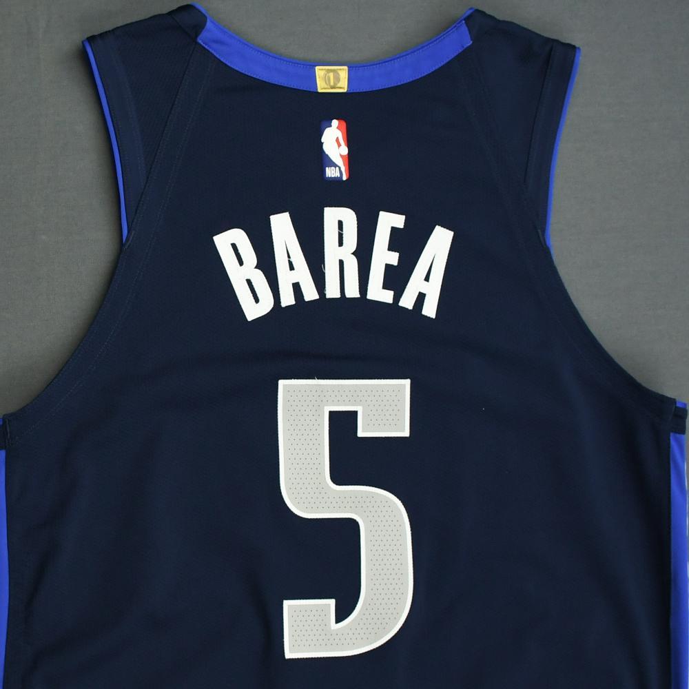 J.J. Barea - Dallas Mavericks - 2018-19 Season - China Games - Game-Worn Blue Icon Edition 
