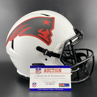 NFL - Patriots Tyquan Thornton signed lunar eclipse helmet