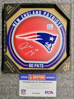 NFL - Patriots Drake Maye Signed 3D Metal Wall Art 8x8