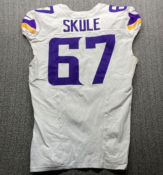 Dublin Games - Vikings Justin Skule Game Worn Jersey (9/28/2025) Size 48...