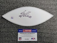 NFL - Eagles Evan Mathis signed White Panel