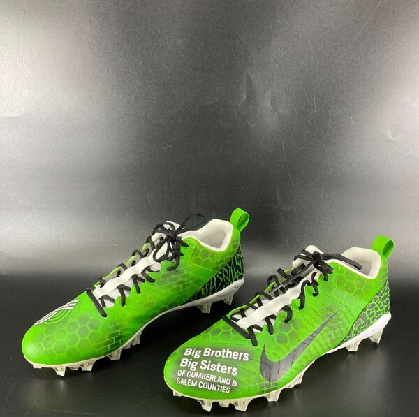MCMC - Eagles Jihaad Campbell Custom Cleats 2025 Season Size 14.5 Procee...