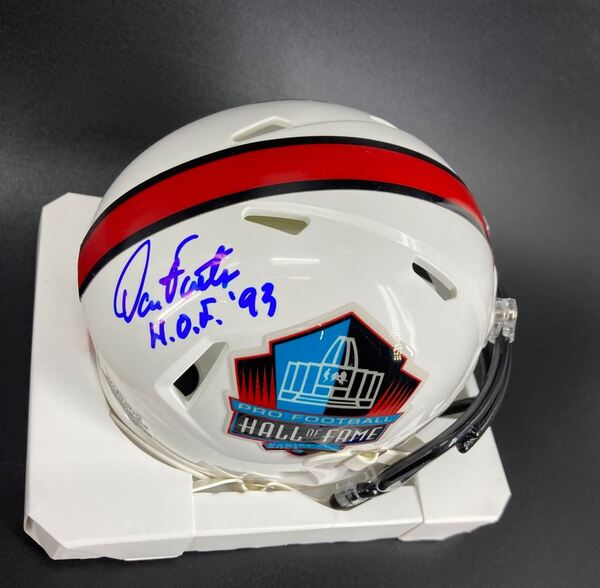 HOF - Chargers Dan Fouts Signed HOF Mini Helmet