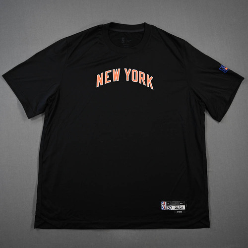 Image of Randle, Julius - Game-Issued City Edition Short-Sleeved Shooting Shirt - 2022-23 NBA Season