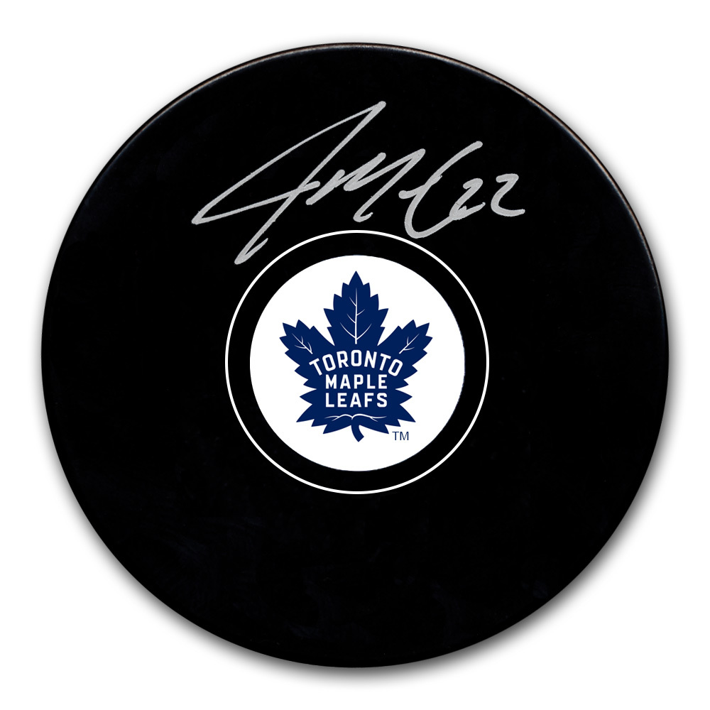 Jake McCabe Autographed Toronto Maple Leafs Hockey Puck