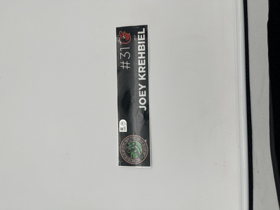 Photo of 2023 Triple-A National Champions Authenticated Locker Tag T.J. McFarland #63