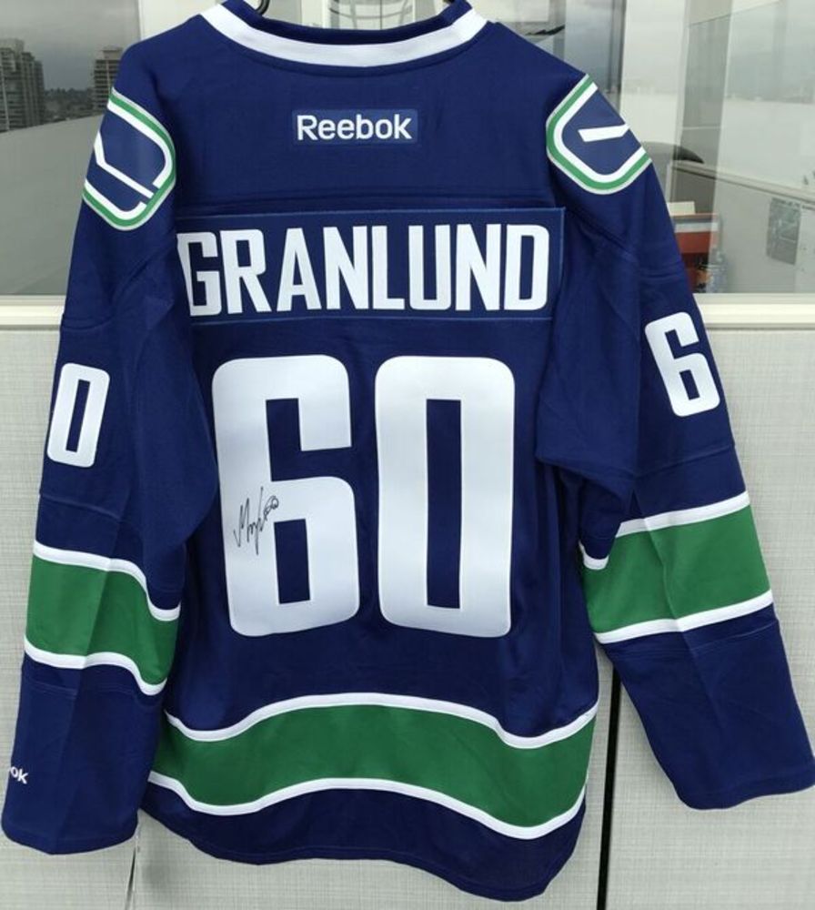 Markus Granlund Autographed Vancouver Canucks Jersey