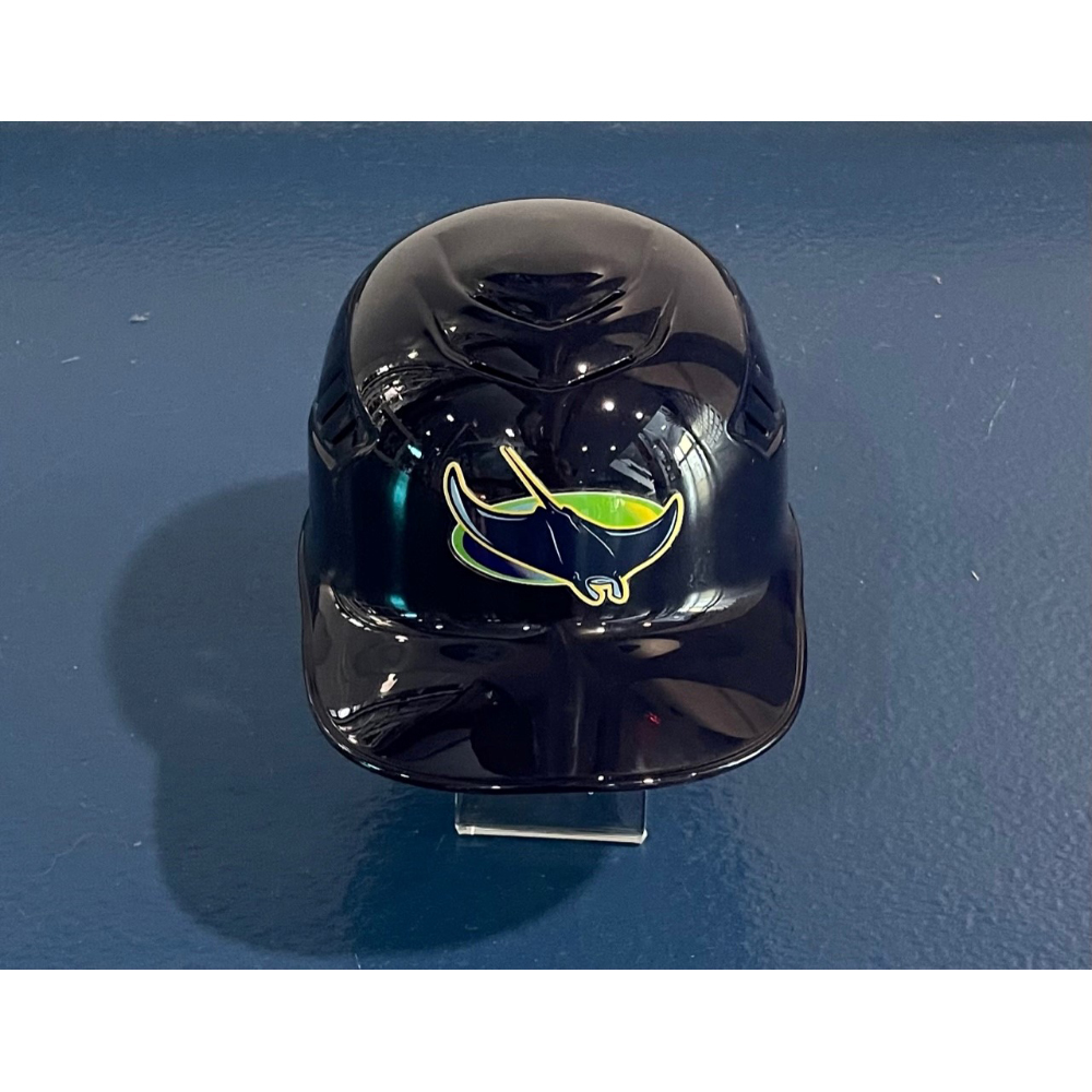 Team Issued World Series Devil Rays Helmet Ozzie Timmons 2020