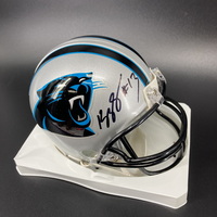 Panthers - Kelvin Benjamin Signed Mini Helmet