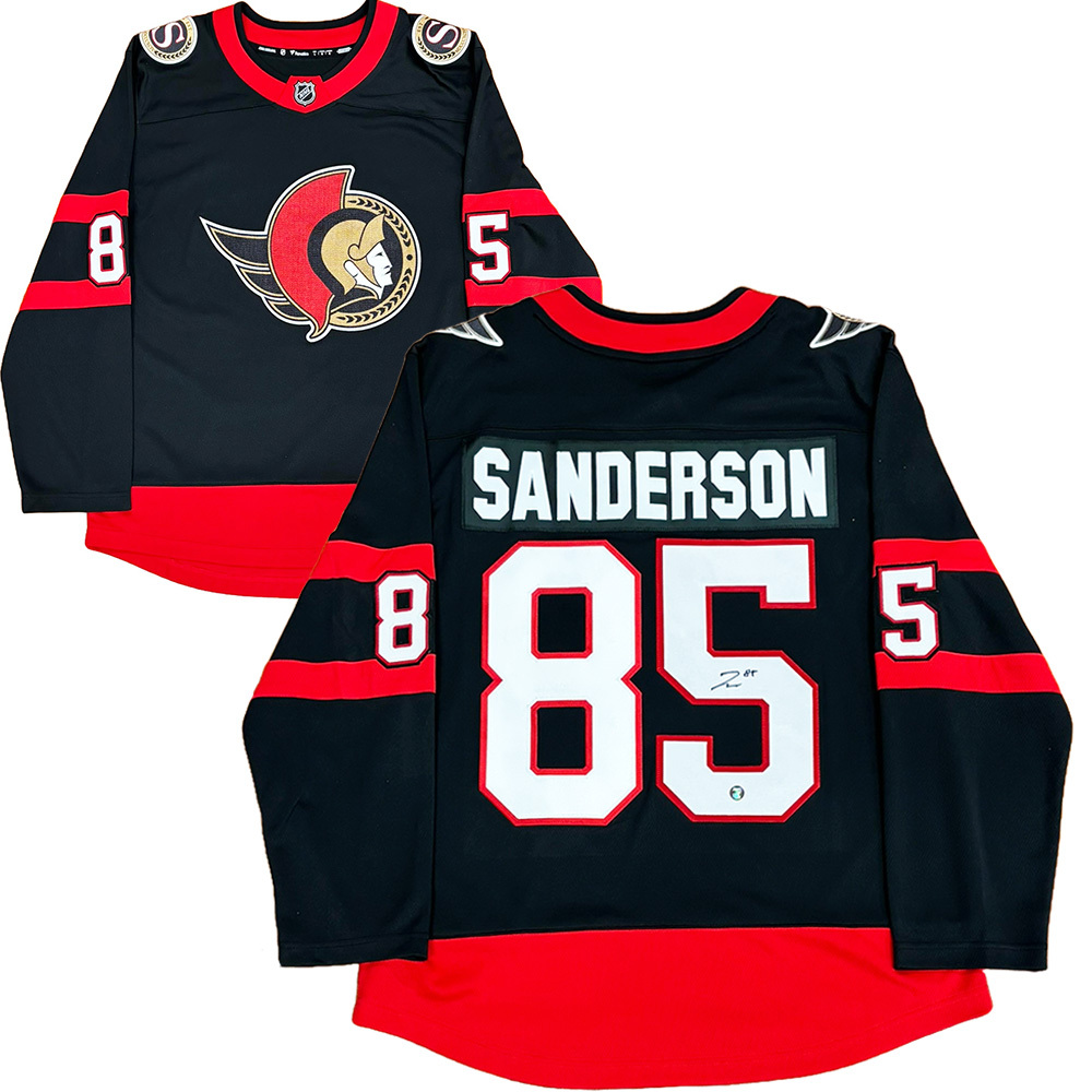 Jake Sanderson Autographed Ottawa Senators Fanatics Breakaway Jersey