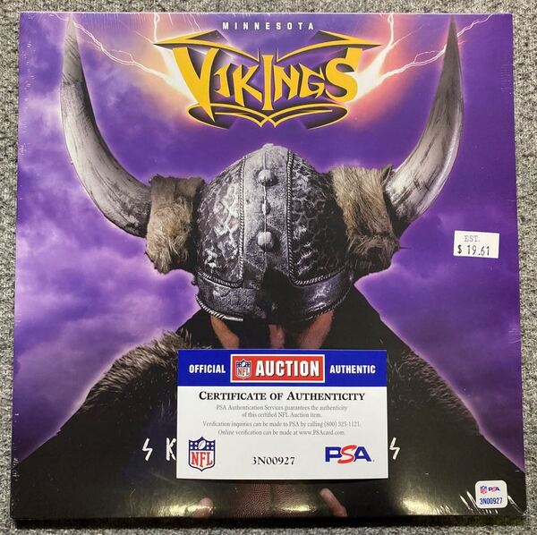NFL - Vikings 2021 Special Edition Draft Vinyl With Record Enclosed