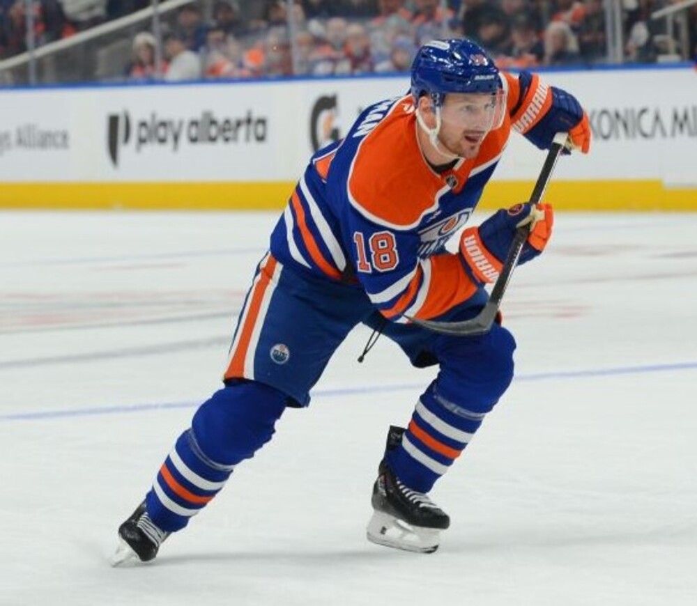 Zach Hyman #18 - Edmonton Oilers Shirts Off Our Backs Meet & Greet Opportunity - Includes On-Ice Photo, Autographed Jersey & 2 Tickets to Jan 24th Game vs Washington Capitals!