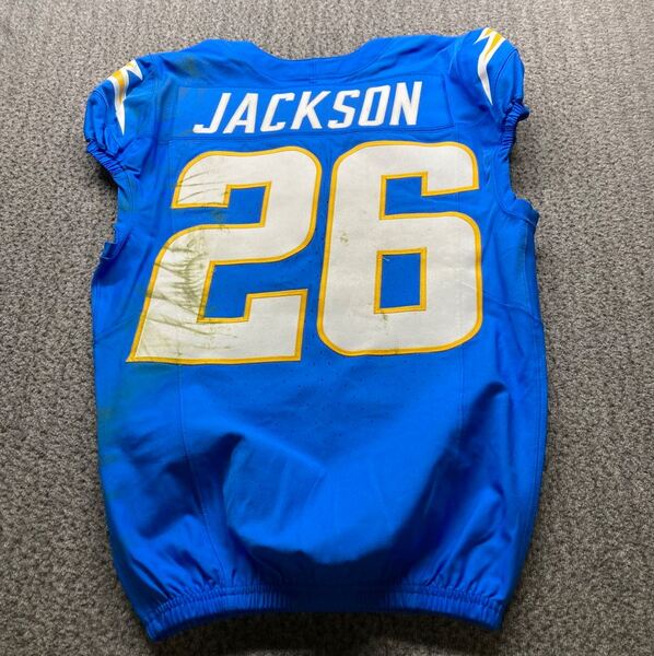 Sao Paulo Game - Chargers Donte Jackson Game Worn Jersey (9/05/2025) Siz...