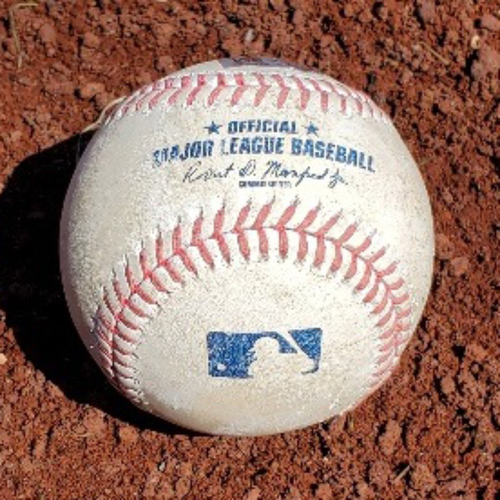 Photo of 2021 Phillies Game-Used Baseball - Ian Anderson 1st Strikeout of 2021