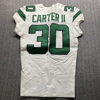 Crucial Catch - Jets Michael Carter (DB #30) Game Worn Jersey (10/3/21) ...