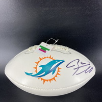 Dolphins - Ryan Tannehill Signed Panel Ball With Dolphins Logo