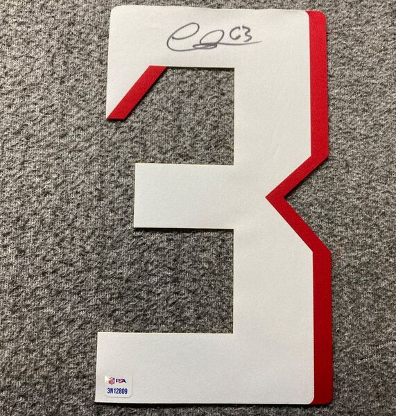 NFL - Falcons Chris Lindstrom Signed Jersey Number