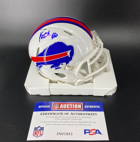 NFL - Bills Keon Coleman Signed Mini Helmet