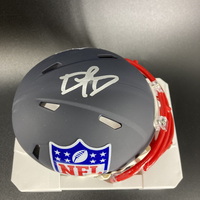 NFL - Cardinals Dadrion Taylor-Demerson Signed Blue Shield Mini Helmet