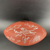 Panthers - Multi Signed Authentic Crucial Catch Football With Over 15 Si...