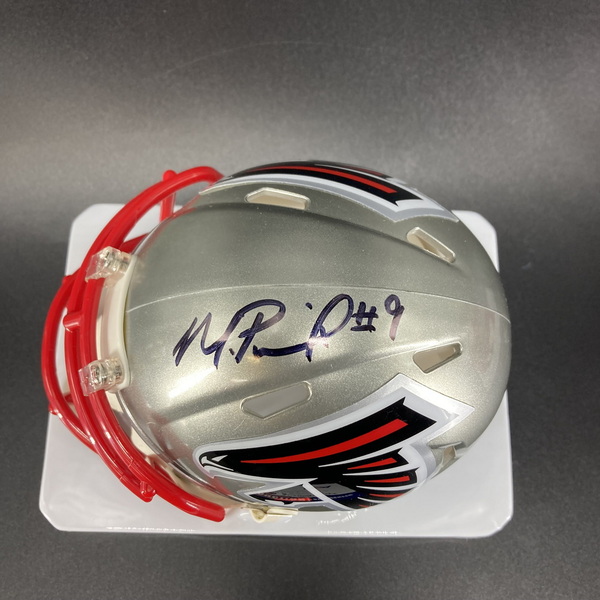 NFL - Falcons Michael Penix Jr. Signed Flash Mini Helmet