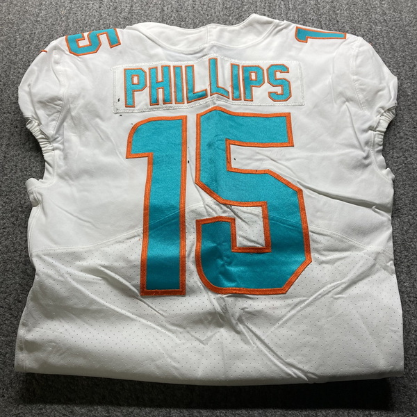 London Games - Dolphins Jaelan Phillips Game Worn Jersey (10/17/21) Size 44