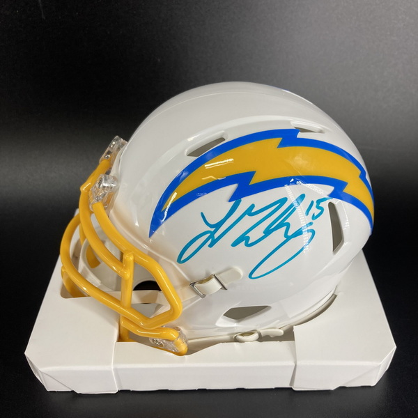 NFL - Chargers Ladd McConkey Signed Mini Helmet