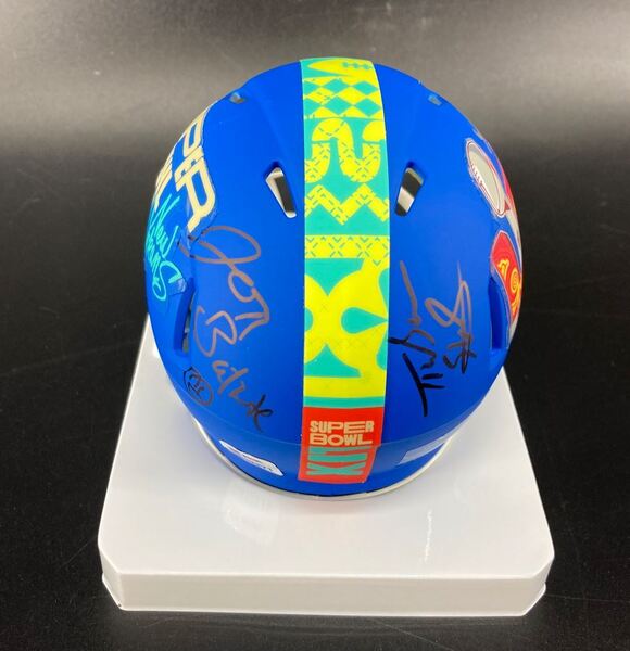 NFL - Super Bowl LIX Mini Helmet Signed By PreGame Performers John Batis...