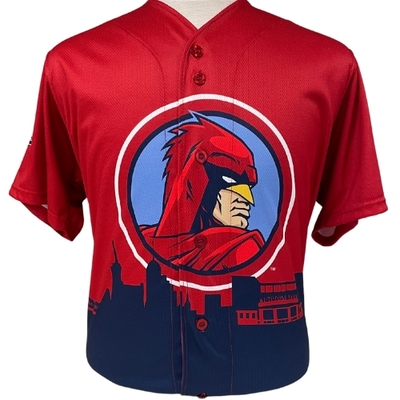 Photo of 2023 Game Worn/Team Issued Marvel Defenders of the Diamond Jerseys