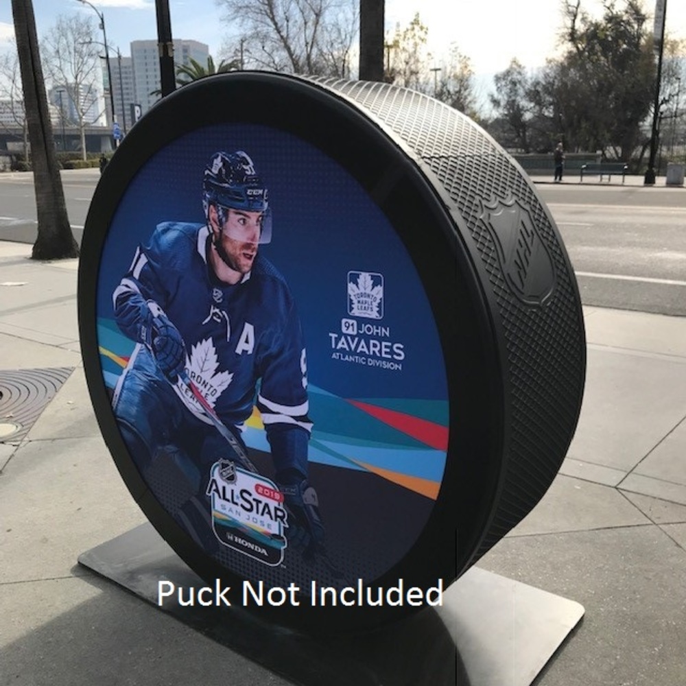 2019 NHL All Star Game Banner Featuring John Tavares (Toronto Maple Leafs)