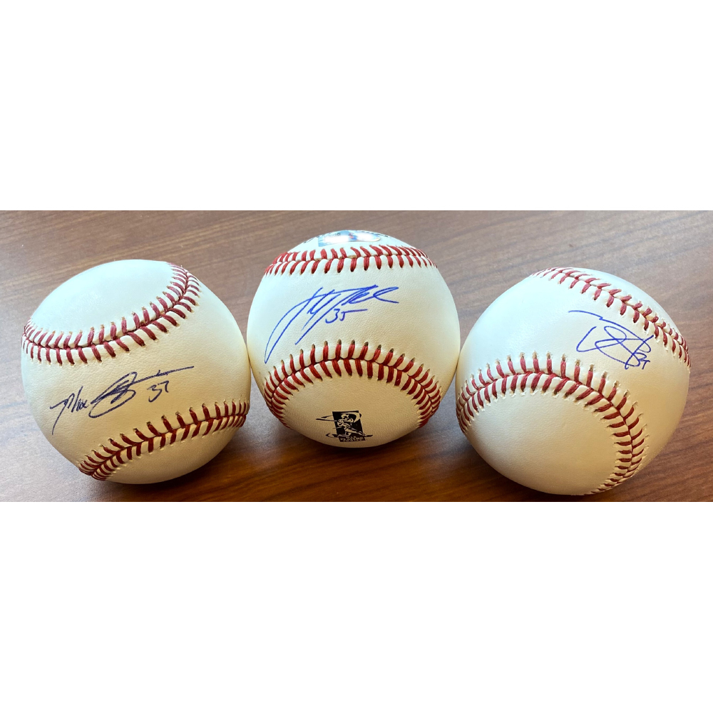 21st Century Detroit Tigers AL Cy Young Pitchers Autographed